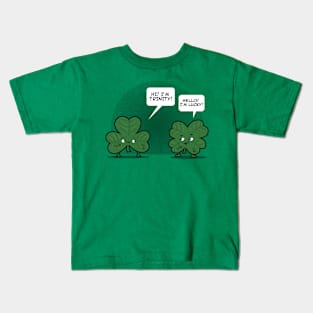 Funny Cute Original Shamrock Clover Gift For Saint Patrick's Day Kids T-Shirt